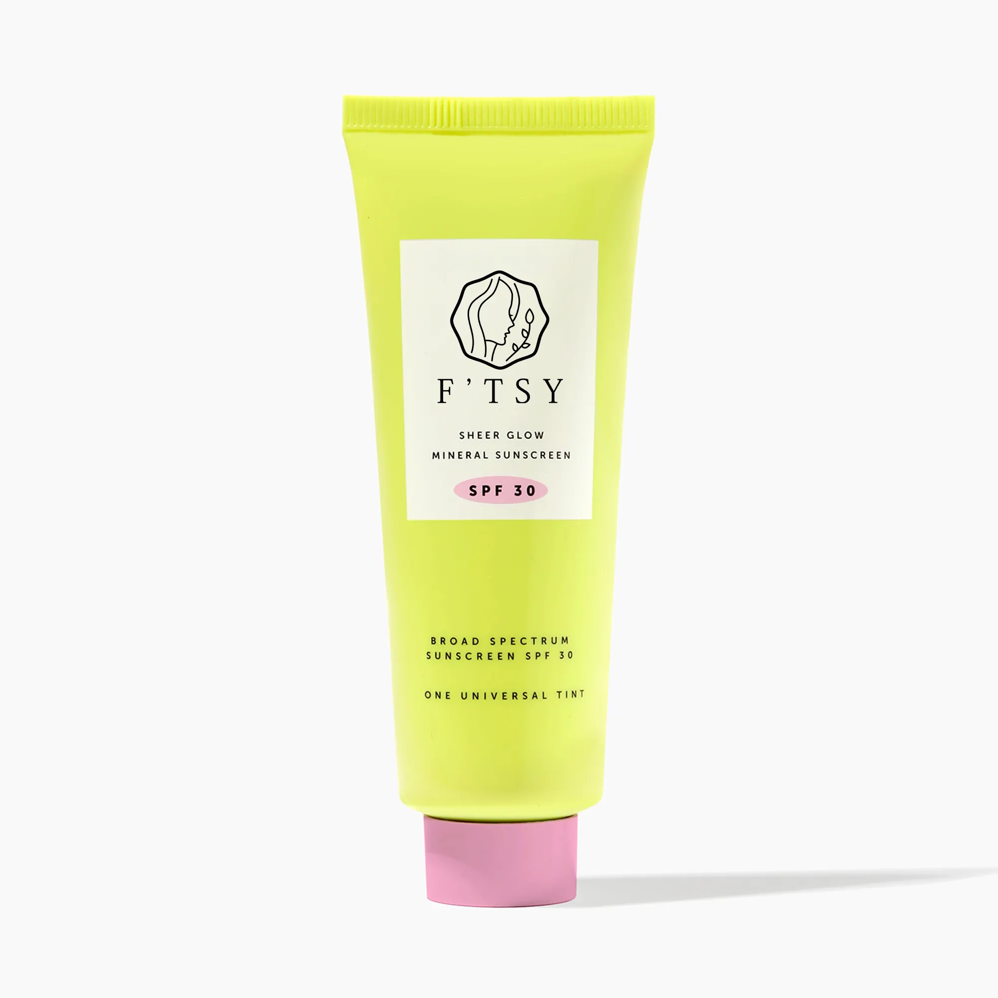Private Label Healthy Glow Hydrating Mineral Tinted Sunscreen SPF 30 With Zinc Oxide Titanium Dioxide