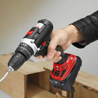 Perceuse à percussion sans fil 20V Li-ion avec mandrin auto-serrant, vitesse variable et couple réglable, visseuse industrielle OEM pour le bois