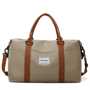 Custom Women'S Female Luxury Sports Small Mini Foldable Folding Expandable Waterproof Luggage Travel Tote Duffle Bag With Logo