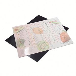 Custom Printing Washable Grocery Weekly Planner Magnetics Calendar Meal Plan Paper Material Magnet for <b>Fridge</b> - Product Image 3