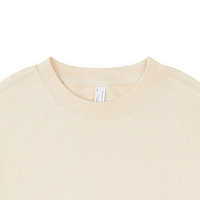 Hauts en molleton bouclette style américain vintage à épaules tombantes, impression personnalisée pour la vente en gros de sweats à capuche et pulls pour hommes
