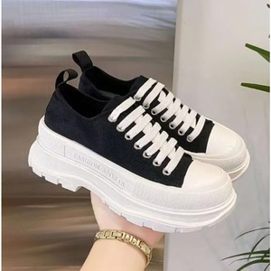 Zapatos Casuales de Lona con Cordones de Diseño, Ligeros, Acolchados, a la Moda, Cómodos para Todas las Temporadas - Product Image 4