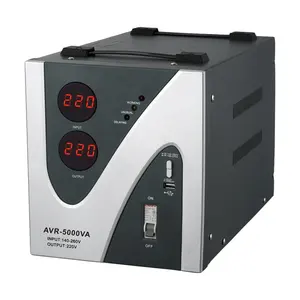 RUIKANG OEM Factory Price 5000va relay control digital display 220v ac power supply stabilizer voltage regulator automatic