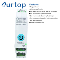 Vente directe usine – Disjoncteur intelligent Wi-Fi 1P 16A sur rail DIN avec minuterie 100-240 Vca et relais Tuya