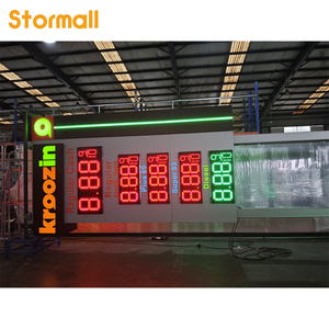 Pylône d'affichage numérique animé IP65 avec luminosité de 5500 cd/m² pour l'extérieur, idéal pour les stations de <span class=keywords><strong>lavage</strong></span> de voitures et les stations-service - Product Image 5