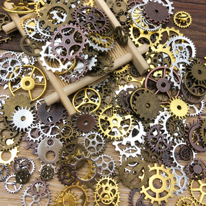 Retro Style Mixed Color Gear Pendant DIY Jewelry <b>Accessories</b> 30g 50g Artistic <b>Steampunk</b> Craft Components For Creative Projects - Product Image 3