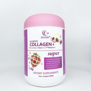 Fourniture OEM de <span class=keywords><strong>Poudre</strong></span> de Peptides de Collagène Marin avec Biotine et Vitamine C, Compléments Beauté pour Adultes de Qualité Alimentaire Supérieure - Product Image 2