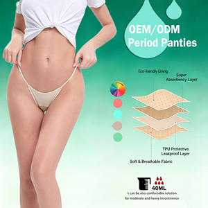 Shanhao OEM String de bikini taille basse personnalisé pour femmes filles Léger pour règles Flow String menstruel sexy Calzones Menstruales - Product Image 1