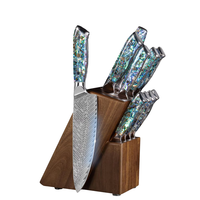 Couteaux de cuisine et de désossage en acier inoxydable 60 HRC, avec manche en résine, ambidextres, finition polie miroir, écologiques, logo personnalisé, 4-5,9 pouces