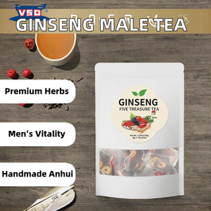 Thé aux cinq trésors au ginseng avec mûre, maca, dattes rouges, <span class=keywords><strong>tisane</strong></span> florale naturelle en sachet, boisson énergisante et bien-être - Product Image 2