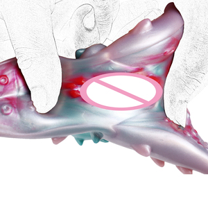 GEEBA Masturbatore Maschile in Silicone Morbido a Forma di Fiore con Fori, Giocattolo Sessuale per Adulti, Esercizio del Pene, Vagina Realistica - Product Image 4