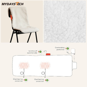 Mydays al aire libre nueva etiqueta controlador eléctrico recargable portátil calentado Sherpa silla Pad Mat Manta - Product Image 3