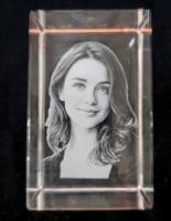 Máquina de Grabado Láser 3D en Cristal, Máquina de Marcado Láser 3D para Fotos en Cristal para Tiendas de Regalos