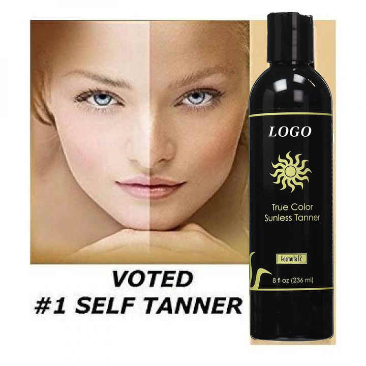 236ML True Color Sunless Tanner Fake Tan Tanning Cream Sunless Self ...