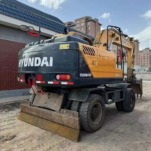 Excavatrice sur pneus d'occasion Hyundai 150WVS 2014, excavatrice hydraulique sur pneus d'occasion au meilleur prix - Product Image 3