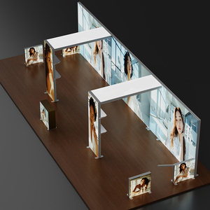 Stand Modular de Tela para Ferias Comerciales, 3x3, Estructura de Aleación de Aluminio, Kit de Tela Tensada - Product Image 1