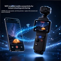 Kamera Aksi Genggam WiFi 2.7K HD Perekam Video Foto Pengenal Wajah Cerdas Hemat Daya Otomatis Slot Kartu TF