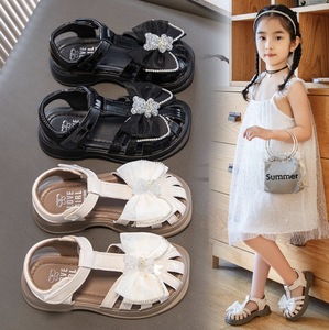 Sandales d'été exquises en liège pour filles - Product Image 2