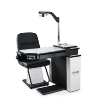 Combinaison optique de table et de chaise Unité de réfraction ophtalmique Ensemble combiné d'optométrie pour optométriste