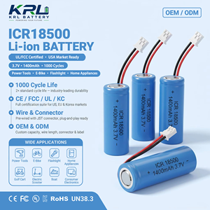 美国CE KC认证 18650 圆柱形锂离子电池组 <span class=keywords><strong>3</strong></span>.7V 16.28Wh 4400mAh LiCoO2正极材料 1000次循环 12个月 - Product Image 1