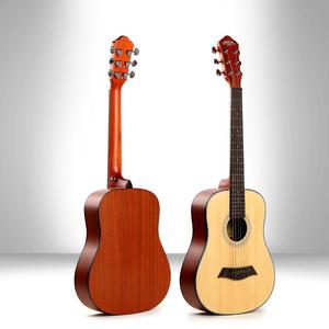Chitarra Acustica Artigianale da 34 Pollici, Strumento Musicale Mini Chitarra all'Ingrosso - Product Image 1