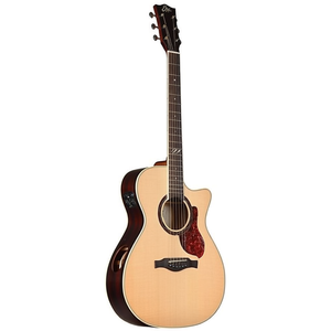 Guitare acoustique naturelle Tri A300ce, échelle 628 mm, corps en acajou, avec cutaway et micro intégré - Product Image 3