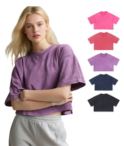 Camisetas Deportivas Cortas de Yoga para Mujer, Ligeras, Ajustadas, Casuales, para Verano, Personalizadas OEM/ODM - Product Image 1