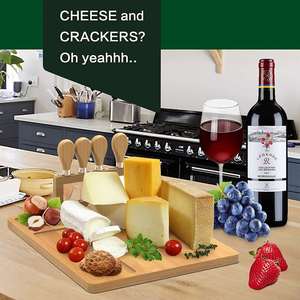 Wholesale Trend Custom Rectangle Bamboo Eco-Friendly <b>Disposable</b> Multi-Functional Tray Set Cutting Board <b>Platter</b> Cutlery Chopping - Product Image 4