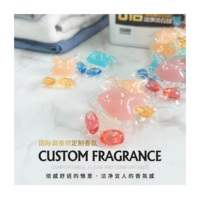 Dosettes de détergent à lessive de nettoyage de chiffon d'usine OEM Capsules de savon détergent à gain de liquide jetables haute efficacité