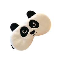 Masque de sommeil en peluche lapin de dessin animé mignon avec design occultant pour femmes - Doux pour les yeux et les oreilles, soulage la fatigue oculaire