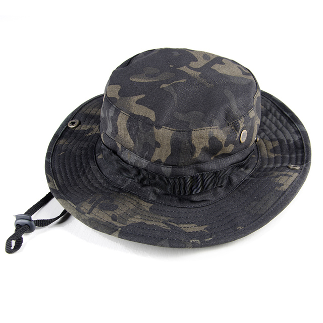 Men Outdoor Fisherman Hat Tactical Camouflage Breathable Cap