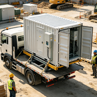 Solution personnalisée pour ferme solaire de 500 kW, centrale solaire hybride, système de stockage d'énergie solaire avec batterie au lithium
