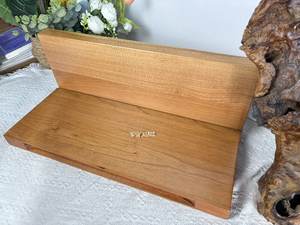 Estante minimalista de madera de cerezo, <span class=keywords><strong>estantes</strong></span> flotantes de madera maciza montados en la pared con soportes <span class=keywords><strong>invisibles</strong></span>, estantería de <span class=keywords><strong>libros</strong></span> de madera - Product Image 5