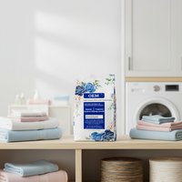 Lessive en poudre écologique haute performance avec bio-enzymes détachantes et adoucissantes pour l'hôtellerie, la vente au détail, la vente en gros et l'OEM