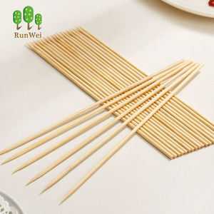 Brochetas de bambú para barbacoa de longitud personalizada Natural, palillos de bambú para asar a la parrilla compostables para barbacoa, Camping y cocina al aire libre - Product Image 3