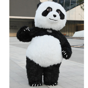 Karikatür Anime tavşan maskot süper yumuşak peluş şişme kostüm kask özel boyutları partiler festivaller paskalya tavşanı noel - Product Image 4