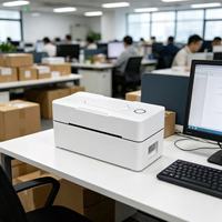 Imprimante d'étiquettes d'expédition thermiques, pour petites entreprises, maison, bureau, vendeurs en ligne, compatible avec iPhone, Android, Windows