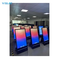 Affichage numérique portable Vislat pour événements, écran tactile tout-en-un sur pied, LCD/LED 32/43/55 pouces