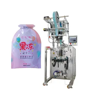 Jelly Stick Straw Sachet Liquid Filling Pudding Gel Strip Fruit Juice Ice Pop Candy Automatic Packaging Packing Machine
