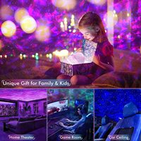 Projecteur d'étoiles LED coloré en forme d'œuf de dinosaure, ciel étoilé, galaxie, veilleuse dinosaure pour la décoration de chambre - Grande Vente