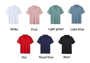 เสื้อโปโลผู้ชายแขนสั้นลายดอกไม้สีพื้นสไตล์ลำลองแฟชั่น ระบายอากาศได้ดี สวมใส่สบาย เหมาะสำหรับฤดูร้อน ใช้งานได้หลากหลาย - Product Image 6