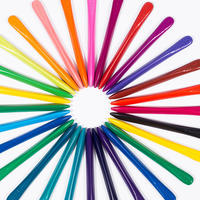 Crayones de Pastel al Óleo de Plástico Lavables, Borrables, No Tóxicos, Multicolores, de Alta Calidad, Marca Bonvada, Juego de 36 Colores para Niños
