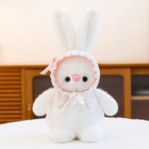 Lindos y adorables peluches de conejitos para que los niños se sientan cómodos y sepan que tienen compañía. ¿Quién te llama? Muñeca de tela, regalo de cumpleaños. - Product Image 3