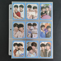Protecteur de Page Double face à 9 poches pour classeur à anneaux, pochette de carte de Sport de taille Standard, classeur de cartes de visite, fabrication de feuilles