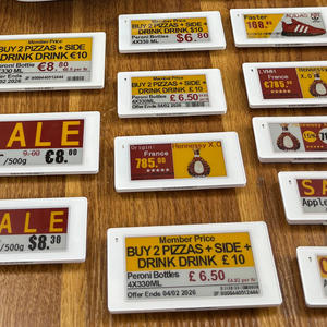 Wholesale 2.13 Inch Esl Electronic Shelf Label Digital-Price-Tags Digital Price Tags For Supermarket Electronic Shelf Label - Product Image 1