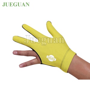 Fabricantes al por mayor Anti desgaste 3 dedos Guantes de billar Guantes de Taco de billar para zurdos y diestros - Product Image 5