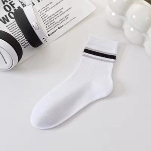 Wholesale Fashion Men's Bamboo Cotton Athletic Crew <b>Socks</b> Custom LOGO <b>High</b> Quality Jacquard Sports <b>Socks</b> Wholesale - Product Image 5