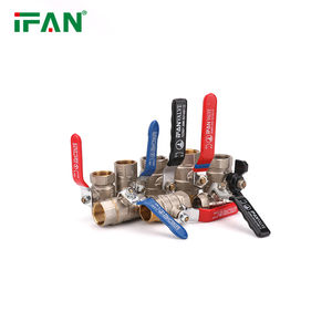 วาล์วบอล IFAN ผู้ผลิตมืออาชีพ คุณภาพสูง สำหรับใช้งานกับน้ำ ขนาด 1/4''-4'' วาล์วบอลทองเหลือง  ความสามารถในการไหลสูง - Product Image 1