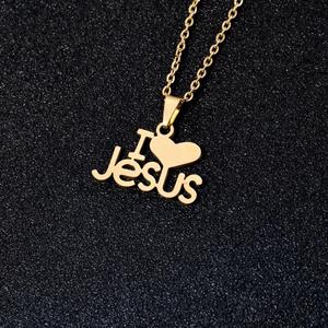 Joyería Religiosa, Collar con Colgante de Cruz de Jesús, Cadena de Acero Inoxidable, Símbolo Cristiano para Hombre, Crucifijo - Product Image 3