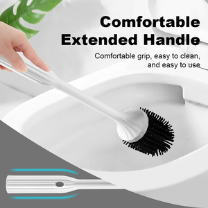Maßgefertigtes Elektrisches Toilettenreinigungsbürsten-Set aus Silikon TPR Kunststoff Toilettenreinigungsbürste für Badezimmer-Toilettenreinigung - Product Image 4